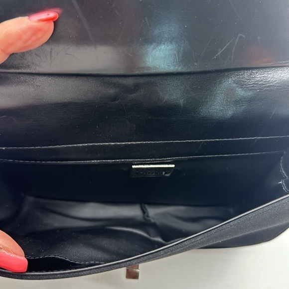 Stuart Weitzman Black Crossbody Mixed Medium Bag - Fabric and leather combo - Picture 8 of 16